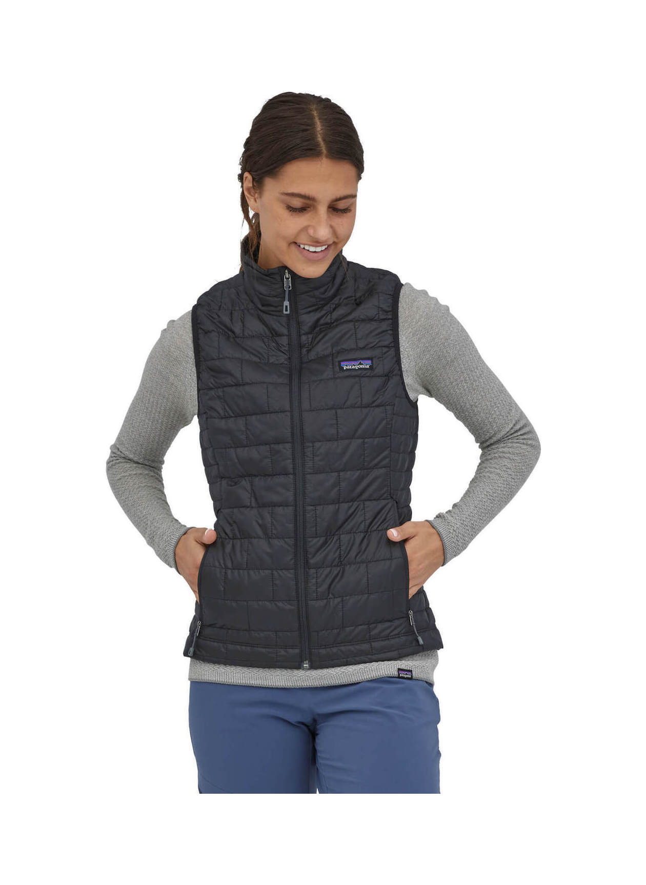 NWT Patagonia Women's Nano Puffer Smolder Blue Vest Size buy XS Style 84247