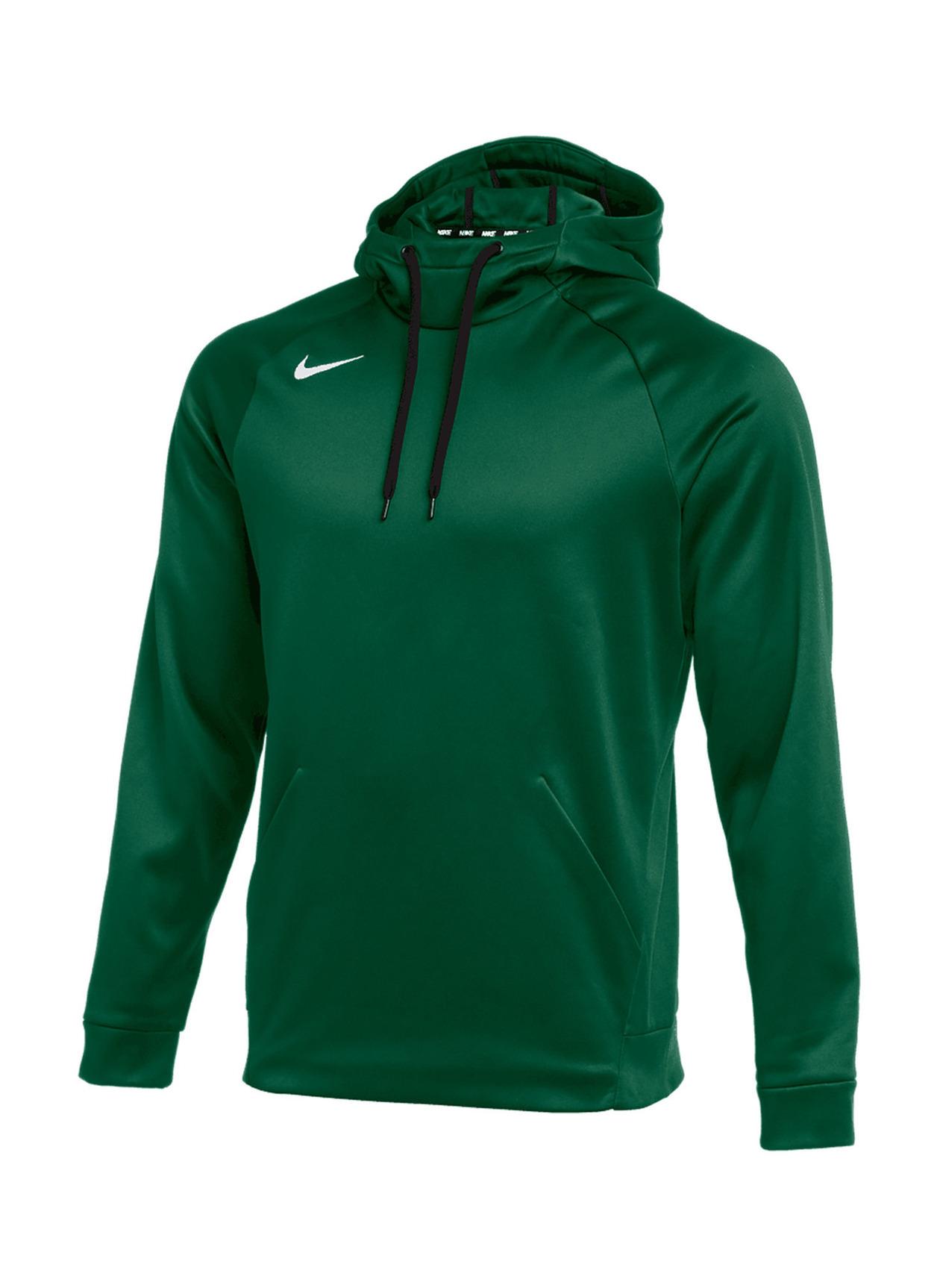 Dark Green White Men s Nike Therma FIT Hoodie Healthcare Uniforms