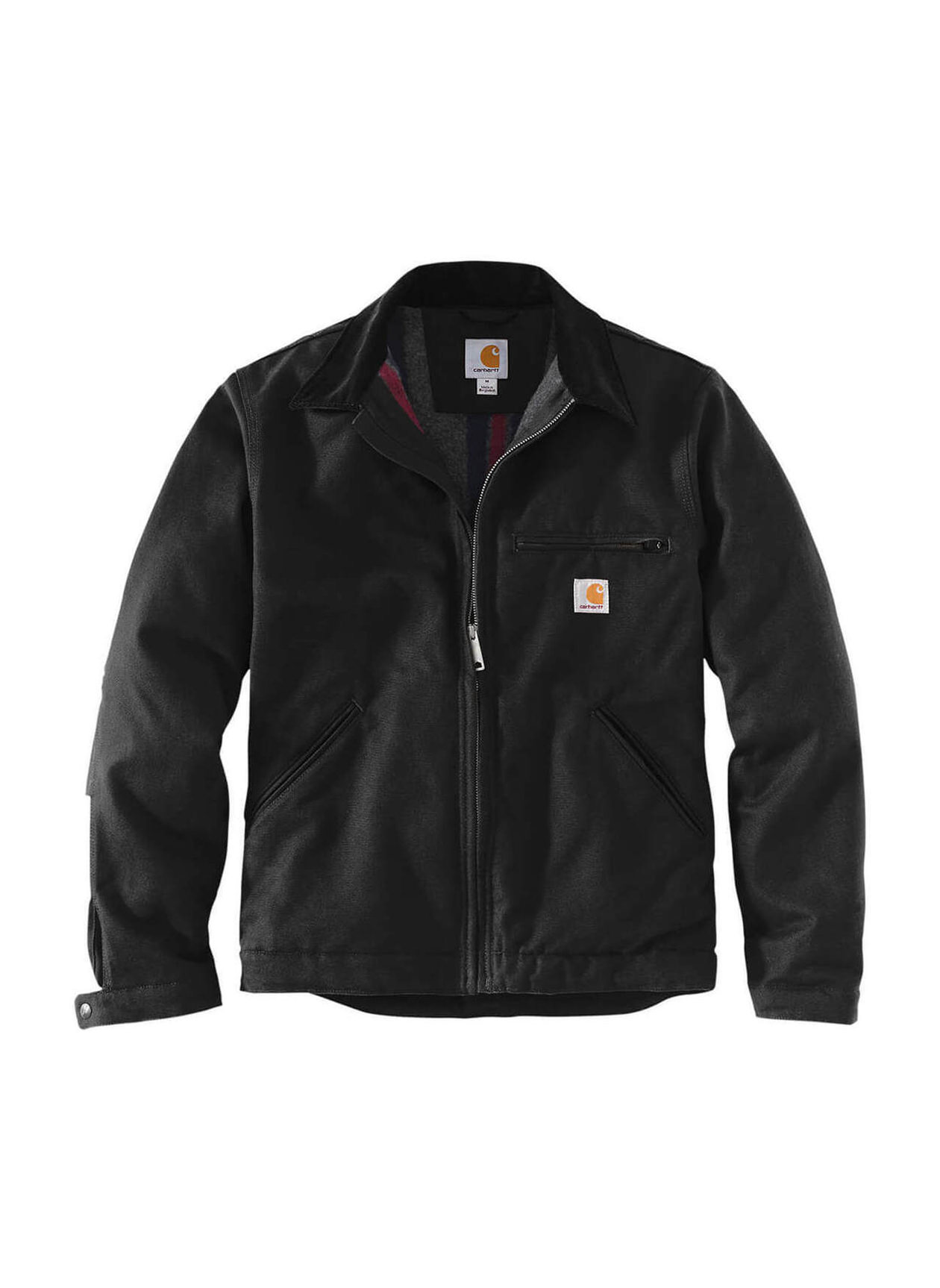 Carhartt Men's hotsell Duck Detroit Jacket Black Size 4XL