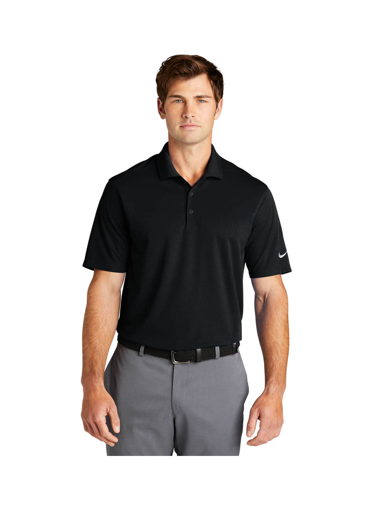【WEB限定】 Nike Men's Black Dri-FIT Micro Pique 2.0 Polo | Personalized ジャケット・アウター