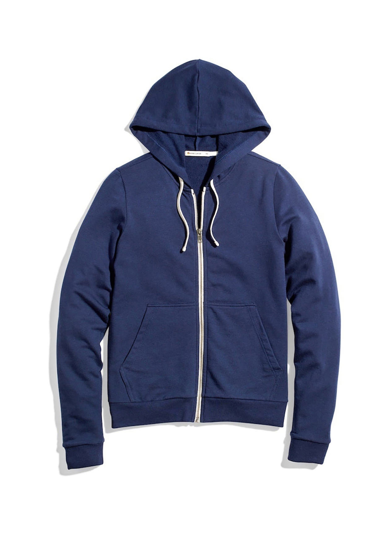 Navy zip hoodie women's best sale